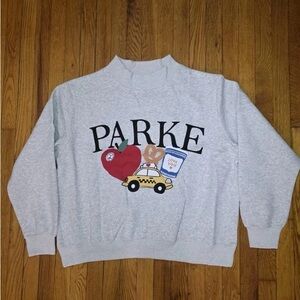 l/xl parke sweatshirt (rare) never worn